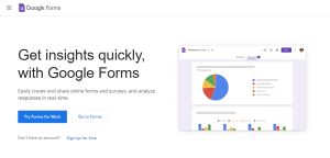 A screenshot of a google forms page.